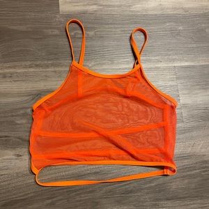 Mesh crop top